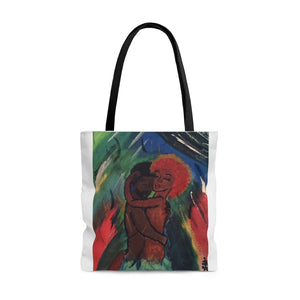 Black Love Tote Bag