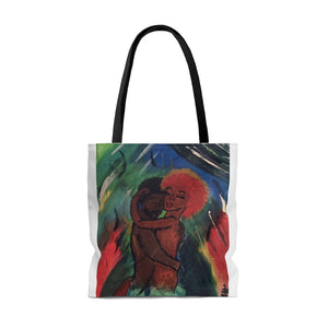 Black Love Tote Bag